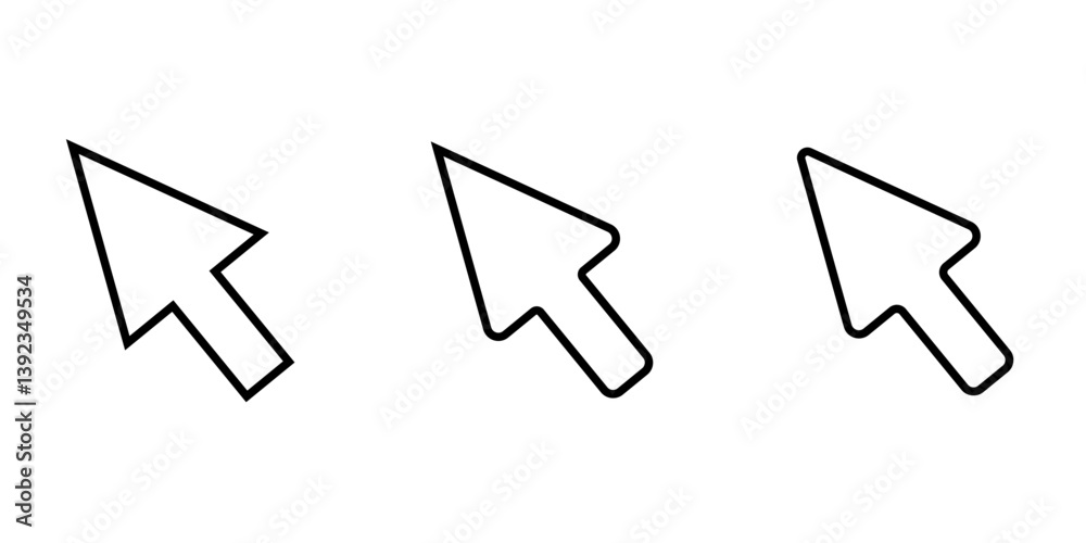 Стоковое векторное изображение «Computer mouse click cursor. Load ...