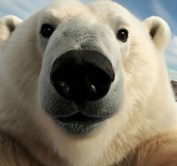 polar bear portrait