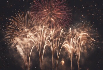 Poster - display party year 2016 fireworks new wish spark bright evening background festival beautiful holiday effect happy text wallpaper outdoors 20 occasion greeting 16 modern christmas celebration