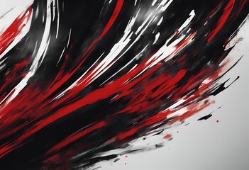Aufkleber - cycling strokes racing design poster banner brush black background red abstract motocross extreme fo