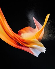 Aufkleber - Abstract Dynamic Color Flow Immersive Digital Art Experience Revealing Fluid Motion Design for Creative Marketing and Sensory Branding Innovations