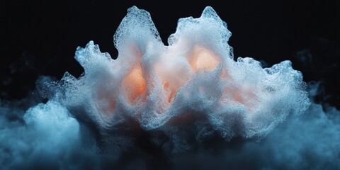 Aufkleber - Ethereal Water Dynamics National Laundry Day Sustainable Design Innovation - Frozen Motion Splash Art for Environmental Branding and Creative Marketing