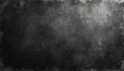 Aufkleber - Vintage black scratch grunge damaged texture. Dirty rough film grain background, aged, distressed, worn, old, retro effect layer, high resolution photo. Ideal for design, creative projects.