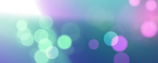 Poster - Bokeh lights. Abstract blurred background. Soft blur light effect. Vector illustration.