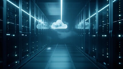 Cloud Computing Server Room