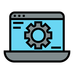 Poster - application vector icon