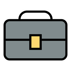 Poster - briefcase vector icon