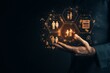 © AI04 - Digital interface that illustrates counseling and mental health services using icons of therapy, communication, and support