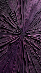 Leinwandbilder - Deep purple, textured surface with radiating lines, creating a dynamic, explosion-like effect symbolizing energy, power, or abstract art Suitable for design backgrounds