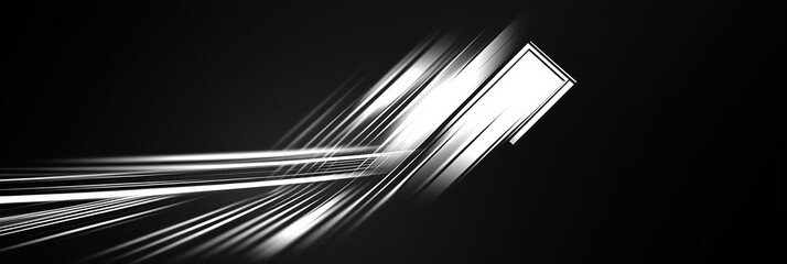Poster - Abstract tech background features upward arrow design with sleek lines and modern aesthetic
