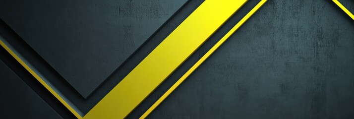Poster - Abstract tech background featuring an upward arrow design in a modern style with geometric elements