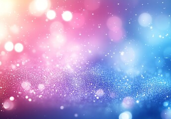 Aufkleber - Stunning Colorful Background with Soft Bokeh and Glitter Effects for Creative Designs : Generative AI