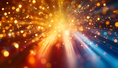 Leinwandbilder - Stunning burst of light and colors creating an explosive experience of energy : Generative AI