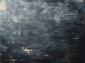 Aufkleber - Dark Blue Grunge Texture Background Abstract Art Wall Design Distressed Surface Old Paint Backdrop Vintage Style Creative Design Resource : Generative AI