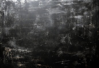 Aufkleber - Dramatic Dark Abstract Background with Grunge Texture and White Streaks for Graphic Design : Generative AI