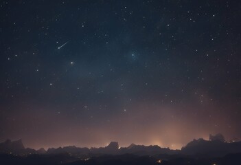 Wall Mural - stars comet background night sky black blue nebula star starry light magic dark beautiful astronomy 