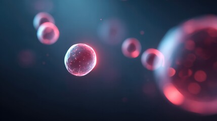 Poster - digital rendering of nanotechnology-driven vaccine carriers traveling through bloodstream depicted i