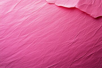 Poster - Delicate Pink Paper Texture Background with Gentle Folds and Torn Edges for Creative Projects and Design Elements : Generative AI