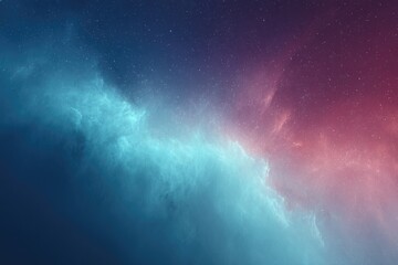 Poster - capture vibrant dynamic scene depicting abstract space texture with swirling galaxies and nebulae using deep blues