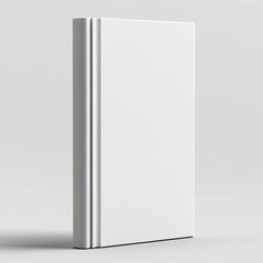Poster - Blank White Book Mockup  Clean Cover for Presentations Design Templates and Publishing Projects with Copy Space : Generative AI