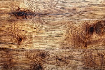 Leinwandbilder - Detailed Texture of Natural Oak Wood Grain Warm Brown Wooden Background for Rustic Designs Timber Surface Close Up : Generative AI