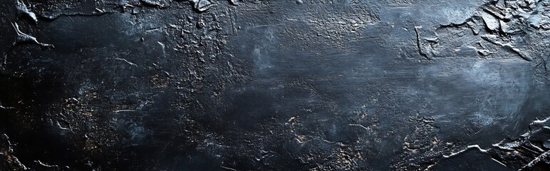 Poster - Dark Abstract Texture Background  Rough Black Surface with Grunge Effect  Perfect for Backdrops and Designs : Generative AI