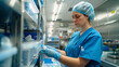 © Generative Stocks - A nurse preparing sterile instruments in a hospital's central sterile supply department.. stock image, hd quality, natural look, blog post, health care