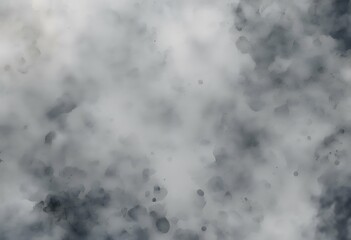 Wall Mural - gray texture abstract background watercolor grey brush design water vignetting isolated stroke eleme