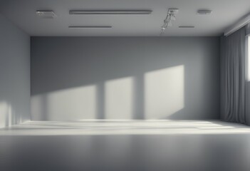 Poster - product used empty studio gray gradient your room background display dusky illustration dingy digital effect grey graphic light dusk bright hazy inside dim black late dark bg design murky blank