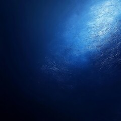 Poster - Abstract Dark Blue Gradient Background with Spotlight Effect Elegant and Moody Texture for Creative Projects Design Element : Generative AI