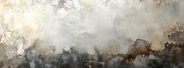 Aufkleber - Grunge Wall Texture Background with Brown and Gray Hues Ideal for Abstract Art and Distressed Design Elements : Generative AI