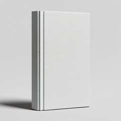 Aufkleber - Blank White Book Mockup with Textured Cover Ideal for Novel or Journal Publication for Cover Design Presentation : Generative AI