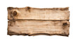 © Maestro - Rustic wood plank sign with knot detail, rough edges, vintage look, cut out transparent