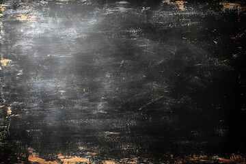 Poster - Grunge Black Wooden Background with Scratches and Grain Ideal for Rustic Texture Photography and Vintage Design Overlays : Generative AI