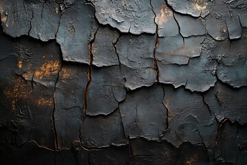 Fototapete - Charred Wood Texture Abstract Background of Burnt Wood Perfect for Grunge Effects Dark Designs and Industrial Aesthetics : Generative AI