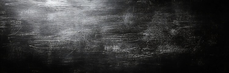 Aufkleber - Dramatic Black Textured Background for Graphic Design Projects  A High Contrast Dark Backdrop with Abstract Scratches : Generative AI