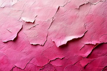 Aufkleber - Textured Pink Wall Background Abstract Paint Peeling Surface Detail Decorative Backdrop Grunge Effect Artistic : Generative AI