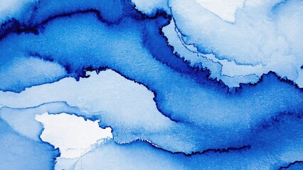 Poster - a detailed view of a beautiful blue and white painting with intricate designs and patterns