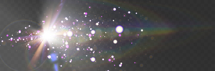 Aufkleber - 	
Glowing light effects with transparency, lens flare, radiant beams, starbursts, and luminous sparkles for overlays and design.	