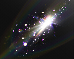 Aufkleber - 	
Glowing light effects with transparency, lens flare, radiant beams, starbursts, and luminous sparkles for overlays and design.	