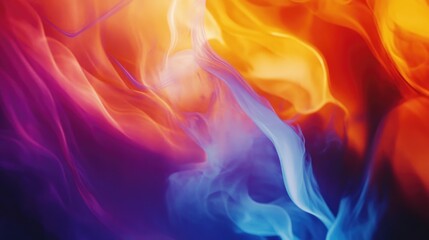 Poster - A vibrant abstract background featuring swirling colors and fluid shapes, creating a sense of movement and energy, perfect for artistic or creative projects.
