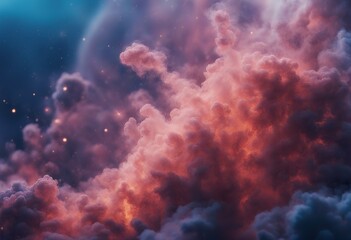 Wall Mural - liquid paper chemicals blue space creative sea outer vibrant colors smoke ocean science background g