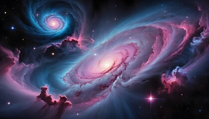 Aufkleber - Cosmic Wonder A Spectacular Nebula Of Deep Space Beauty, With Starry Light. A Stunning Abstract Universe.