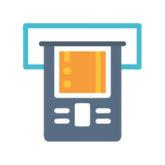 Poster - ATM Icon Vector Design