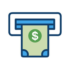 Poster - ATM Icon Vector Design