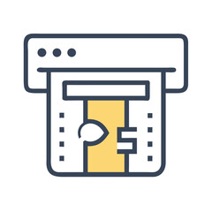 Poster - ATM Icon Vector Design
