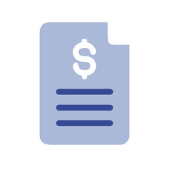 Poster - Bill Invoice Icon Vector Design