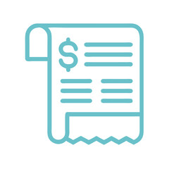 Poster - Bill Invoice Icon Vector Design
