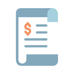 Poster - Bill Invoice Icon Vector Design