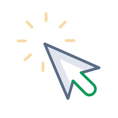 Leinwandbilder - Cursor Click Icon Vector Design